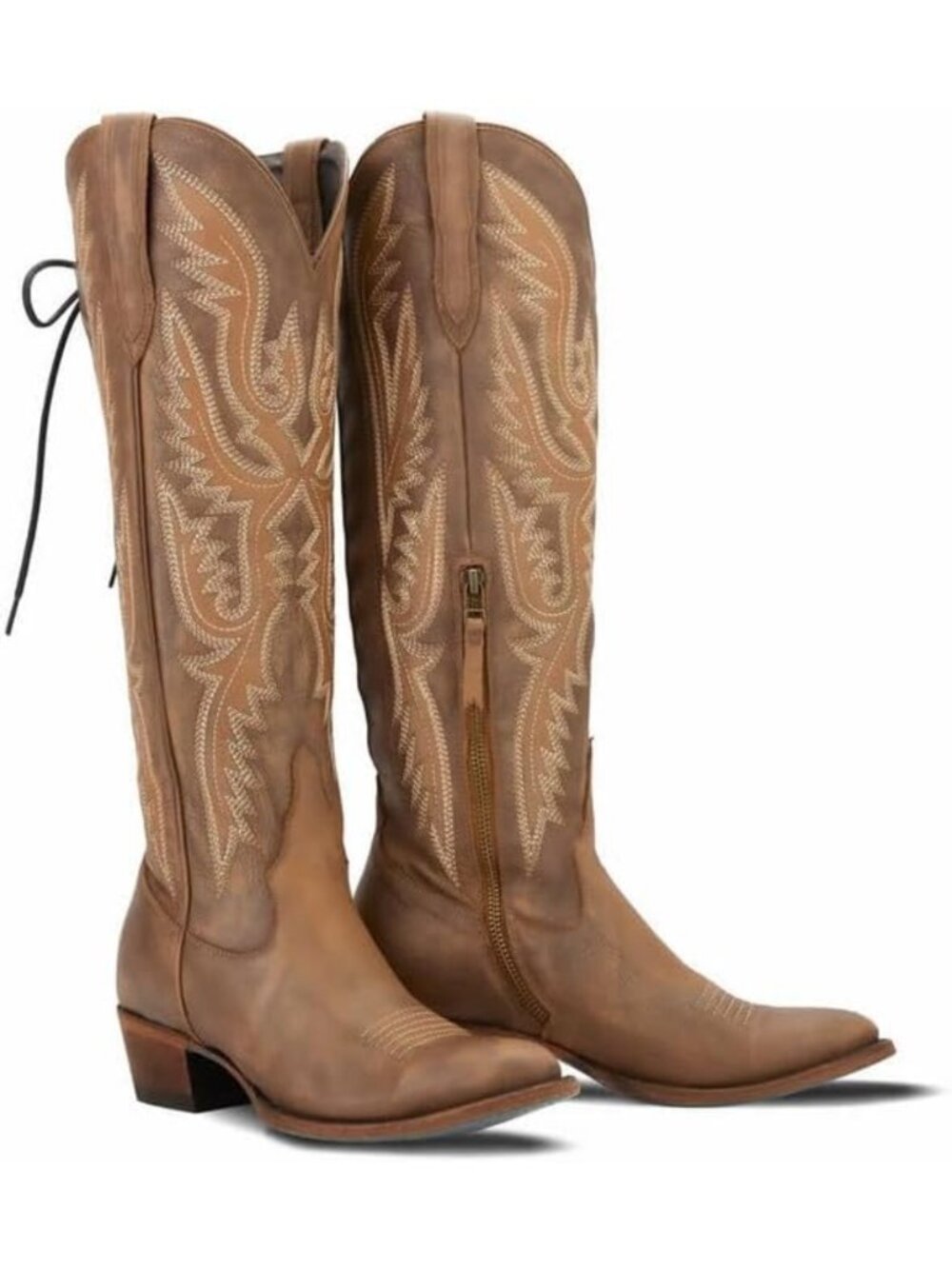 Stylish Over the Knee Cowboy Boots for Women | Adjustable Thigh High Cowgirl